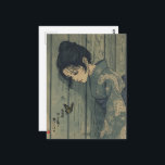 Swallowtail Butterfly by Akutagawa Kanji Postcard<br><div class="desc">[ MEANING ] "A swallowtail butterfly, flying low from time to time." [ POET ] A delicate haiku by Ryunosuke Akutagawa, a giant of modern Japanese literature and the author of "Rashomon." [ PHILOSOPHY ] It captures the beauty of a fleeting, quiet moment. The low flight of the butterfly symbolizes...</div>