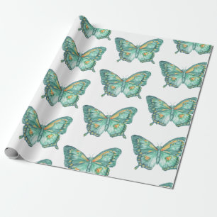 Swallowtail Butterfly design on wrapping paper
