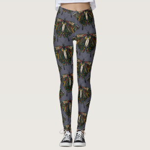swallowtail butterfly dusk leggings