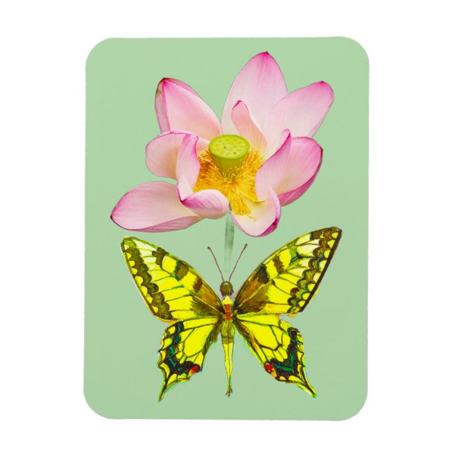 Swallowtail butterfly figure magnet (Vertical)