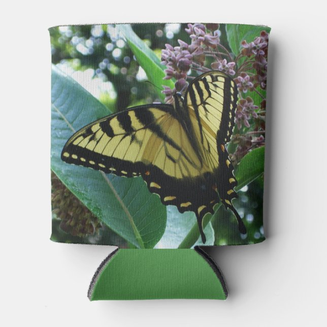 Swallowtail Butterfly I on Milkweed at Shenandoah Can Cooler (Front)