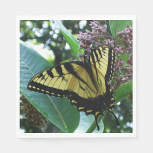 Swallowtail Butterfly I on Milkweed at Shenandoah Napkin