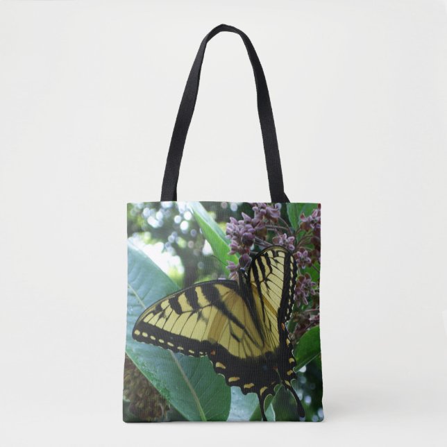 Swallowtail Butterfly I on Milkweed at Shenandoah Tote Bag (Front)