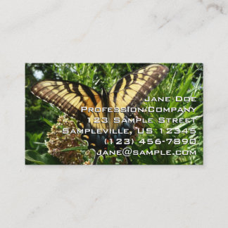 Swallowtail Butterfly III Beautiful Colourful Phot Business Card
