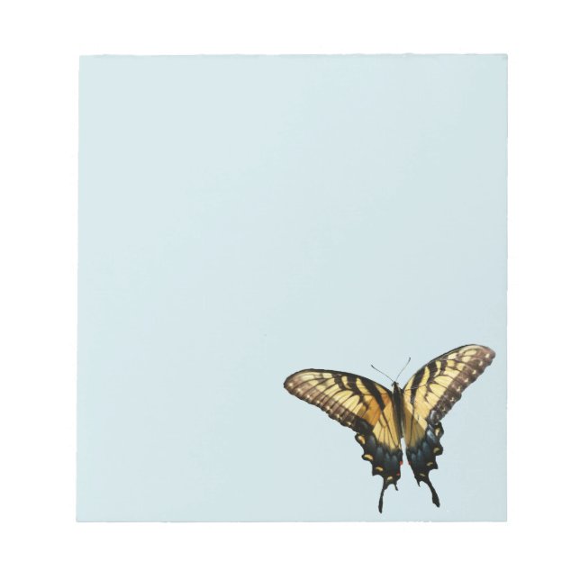 Swallowtail Butterfly III Beautiful Colourful Phot Notepad (Front)