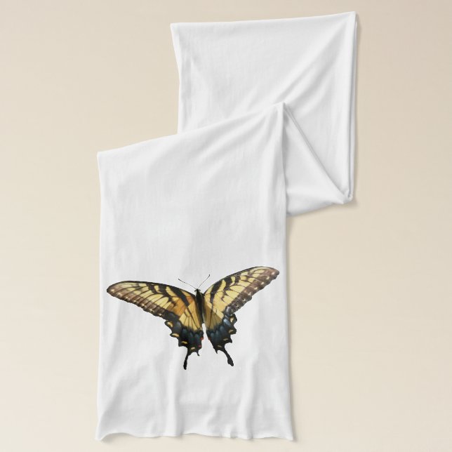 Swallowtail Butterfly III Beautiful Colourful Phot Scarf (Left)