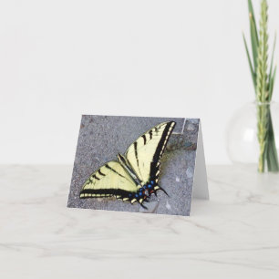 Swallowtail Butterfly with Irish Quote Note Card