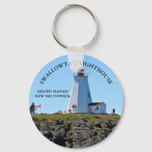 Swallowtail Lighthouse Grand Manan N.B. Keychain