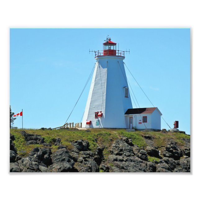 Swallowtail Lighthouse Grand Manan NB Photo Print (Front)