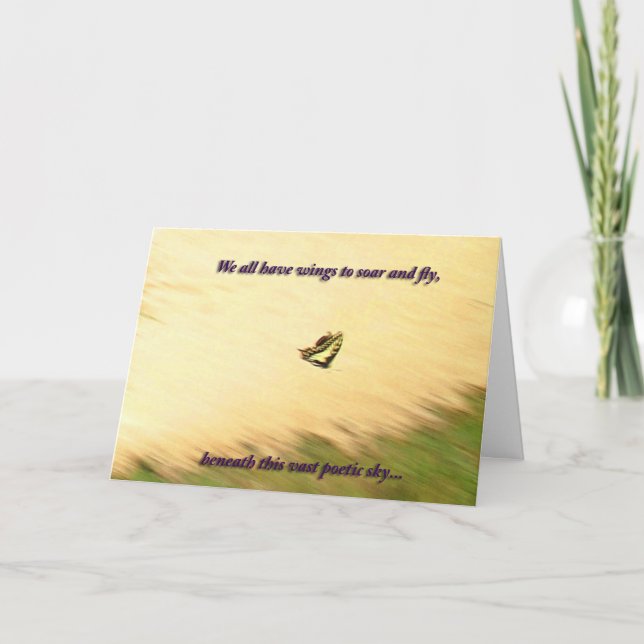 Swallowtail Monet Card (Front)