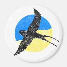 Swallowtail on Blue & Yellow, Ukrainian design