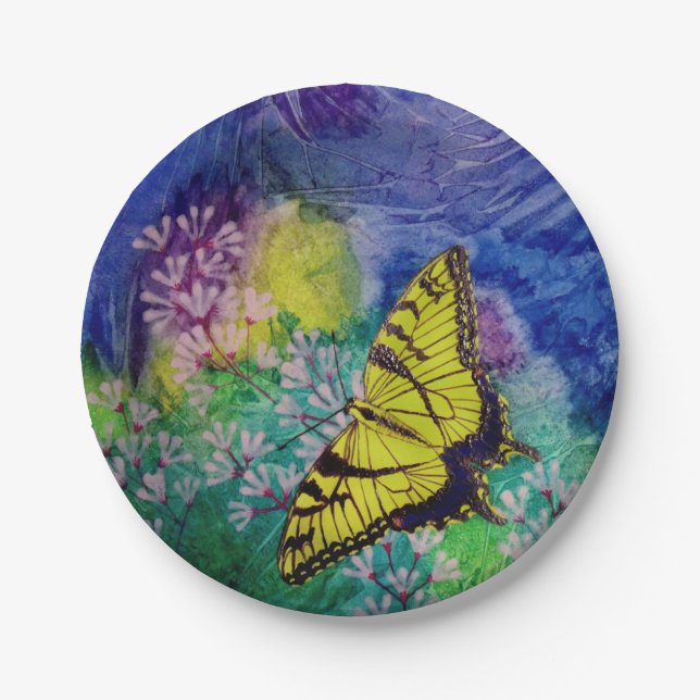 Swallowtail Paper Plates (Front)