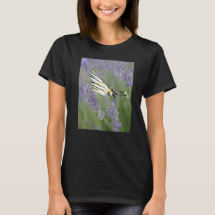 Swallowtail Sideview Amongst Lavender Spikes Photo T-Shirt