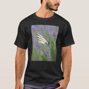 Swallowtail Sideview Amongst Lavender Spikes Photo T-Shirt