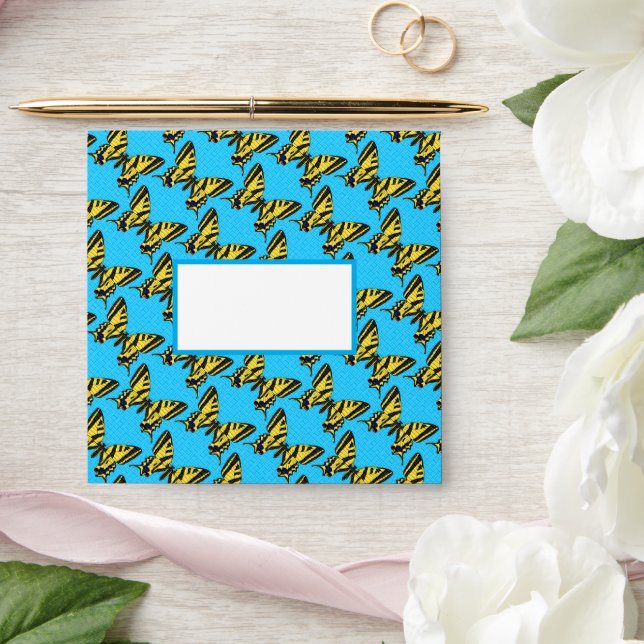 Swallowtail - Square Envelope (Wedding)