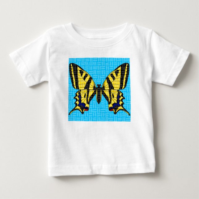 Swallowtail (white) - Baby T-Shirt (Front)