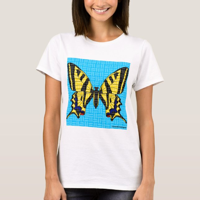 Swallowtail (white) - Women's Basic T-Shirt (Front)