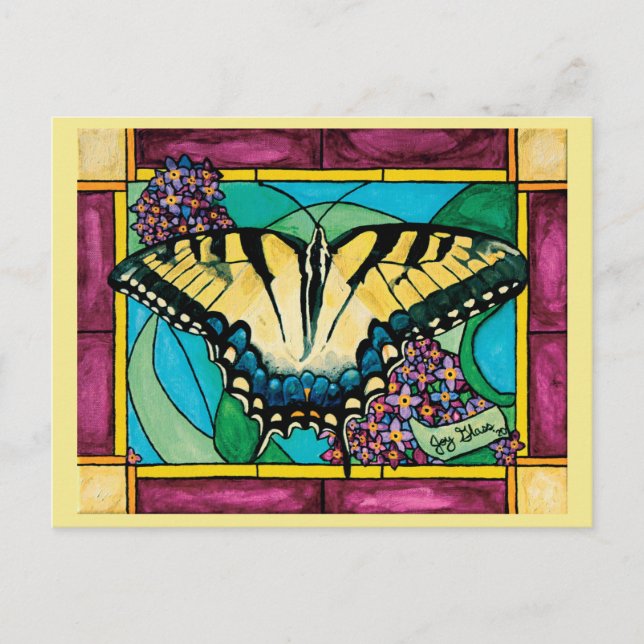 Swallowtail Window Postcard (Front)