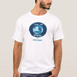 Swam with Rays IN custom T-Shirt