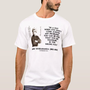 Swami Vivekananda Travelling In Wrong Path T-Shirt