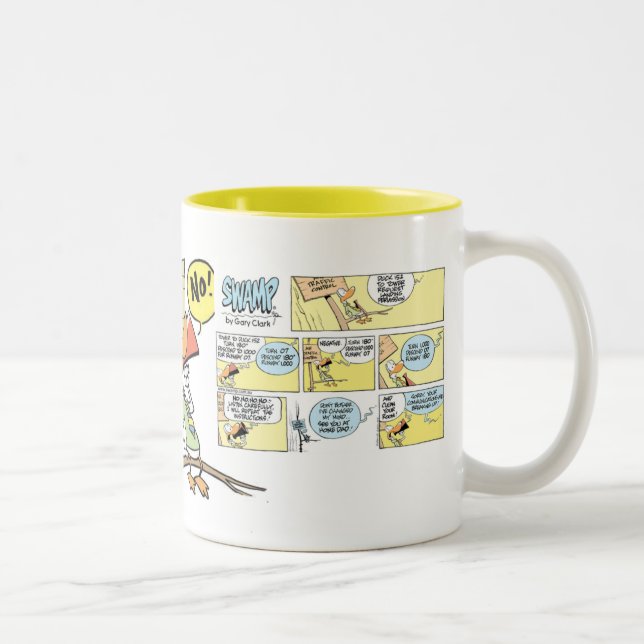 Swamp Air Traffic Control Duck Mug (Right)