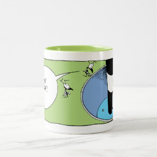 Swamp Ant Golf Putt Cartoon Two-Tone Coffee Mug