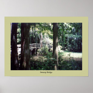 Swamp Bridge Poster