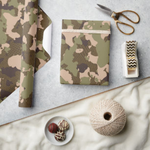 Swamp Camo Wrapping Paper