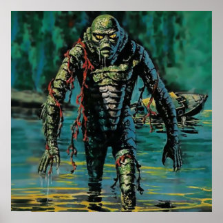 Swamp Creature Poster
