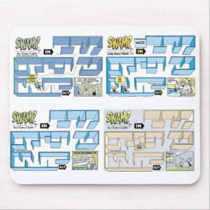 Swamp Dump Rats Maze Mousepad