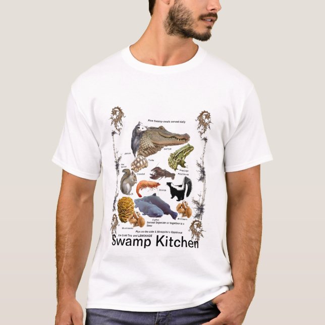 Swamp Kitchen Ingredients Shirt (Front)