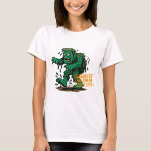 Swamp Monster Cartoon – Approved by Halloween T-Shirt