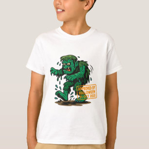 Swamp Monster Cartoon – Approved by Halloween  T-Shirt