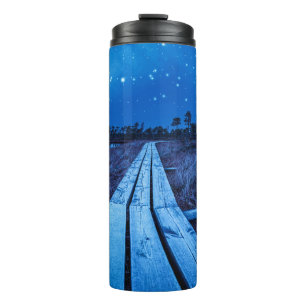 Swamp night thermal tumbler