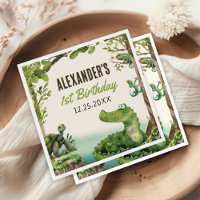 Swamp Reptile 1st Birthday Party 