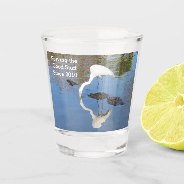 Swamp Water - Serving the Good Stuff - Shot Glass (Front)