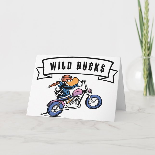 Swamp Wild Ducks Greeting Card (Front)