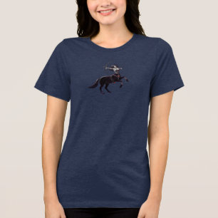Swamp Witch Centaur Orc Dark Fantasy Warrior Tri-Blend Shirt
