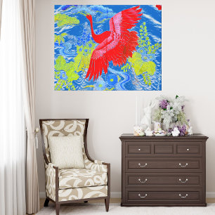 Swan Abstract Art Canvas Design