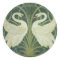 Swan and Rush Art Nouveau Sticker