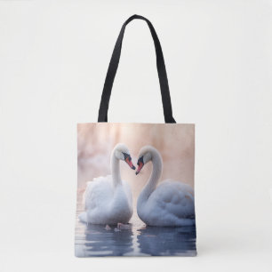 Swan Animal Bird Beauty Freedom Wilderness Nature Tote Bag