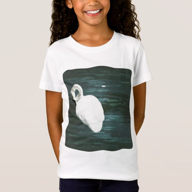 Swan at the Pond T-Shirt (Front)
