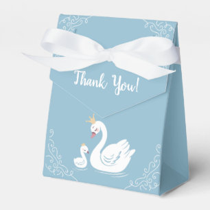 Swan Baby Shower Vintage Favour Box