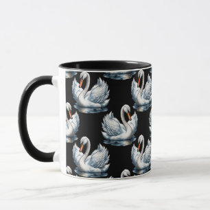 Swan Birds Pattern Design Mug