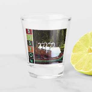 Swan Boat Ride Shot Glass