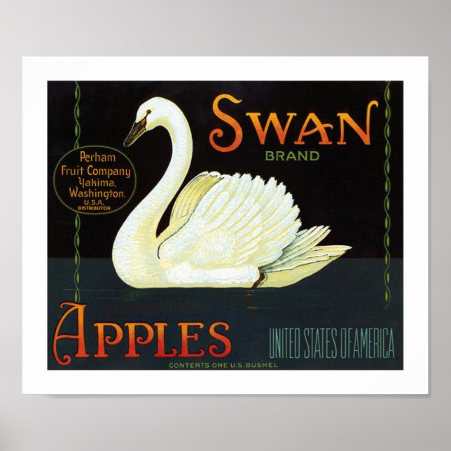 Swan Brand Apples Poster (Front)