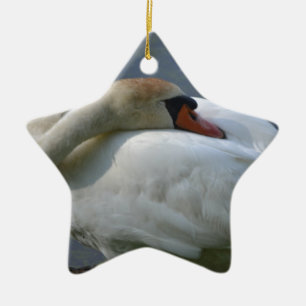 Swan Ceramic Tree Decoration