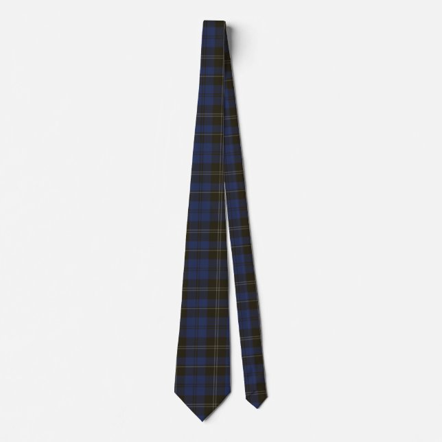 Swan Clan Tartan Tie (Front)