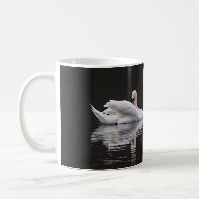 swan coffee mug (Left)