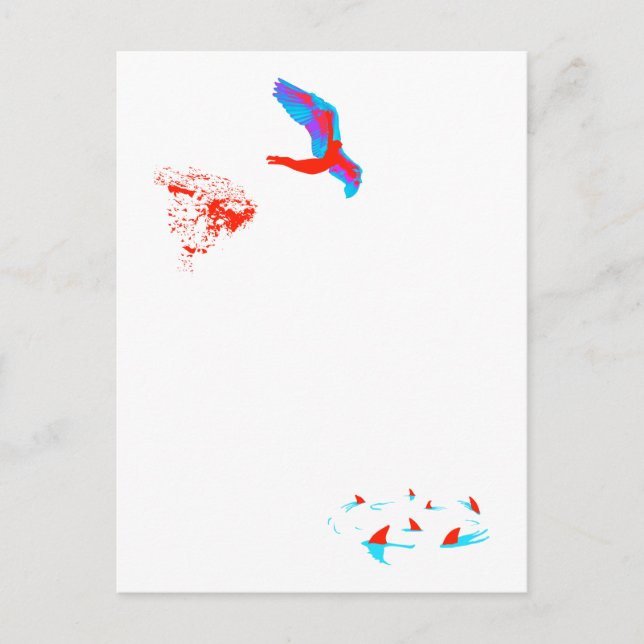 swan dive postcard (Front)